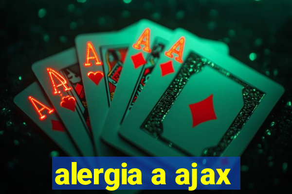 alergia a ajax